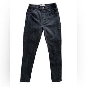 Reformation Black Serena High Skinny Crop Jeans size 27